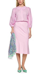 Юбка миди из вискозы