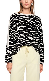 Пуловер с принтом