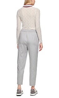 Трикотажные брюки на кулиске