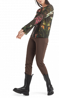 Пуловер с цветочным принтом Marc Cain, RC41.27M56/482-D, тема Chillin Mountains, сезон Осень-Зима 2021