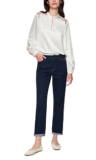 Укороченные джинсы