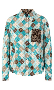 Блуза с принтом