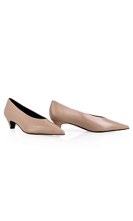 Туфли-лодочки из кожи