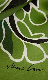 Шелковый шарф с принтом