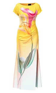 Платье с принтом