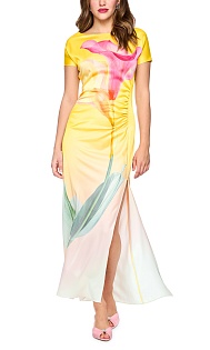 Платье с принтом