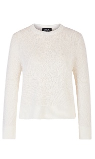 Пуловер с жаккардовым узором