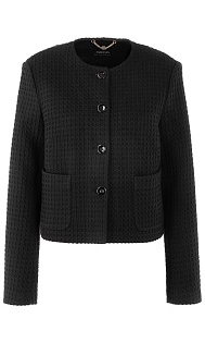 Жакет из вафельного пике