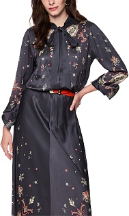 Платье с принтом