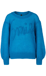 Пуловер из шерсти альпака Marc Cain, VS41.23M62/346-D, тема Boom Bang Brrr, сезон Осень-Зима 2023
