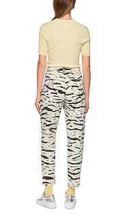 Джинсы с принтом