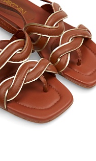 Сандалии из кожи