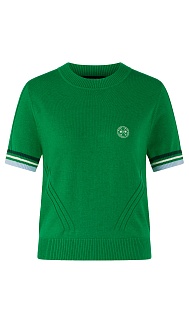 Пуловер с короткими рукавами