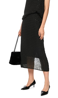 Юбка с пайетками