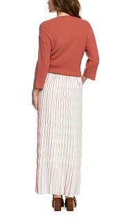 Юбка макси со складками