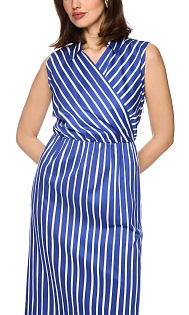 Платье в полоску из хлопка