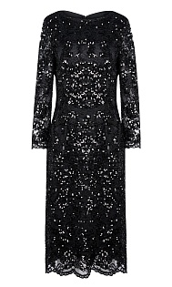 Платье с пайетками