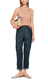 Джинсы с подворотами