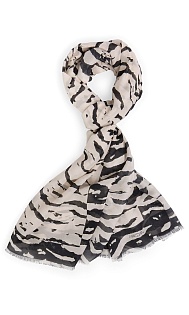 Шарф из хлопка и шелка