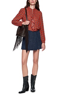 Юбка-шорты букле