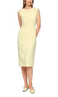 Приталенное миди платье