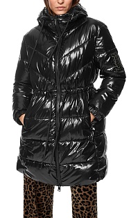 Пальто с кулиской