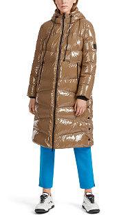 Пальто с капюшоном Marc Cain, VS11.02W36/629-D, тема Boom Bang Brrr, сезон Осень-Зима 2023