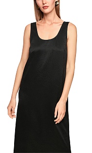 Атласное платье