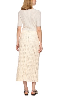 Ажурная юбка с бисером