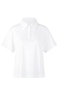 Поло из хлопка с пайетками