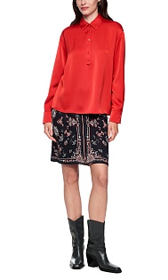 Атласная блуза