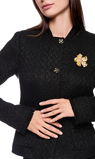 Жакет из пряжи букле