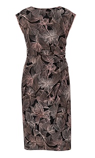 Платье с цветочным принтом