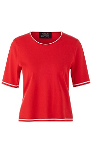 Пуловер с короткими рукавами