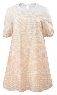 Платье из хлопка и шелка