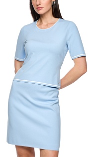 Пуловер с короткими рукавами