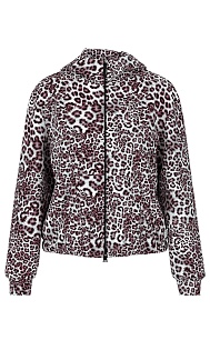 Толстовка с принтом на молнии