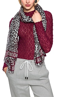 Шарф из хлопка и шелка