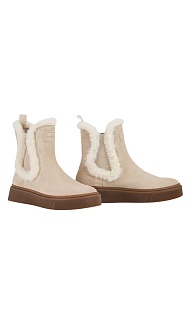 Ботинки из кожи