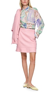 Блуза с принтом