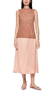 Трикотажный топ с блеском