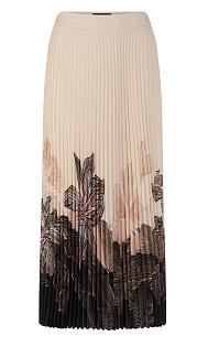 Плиссированная юбка с принтом