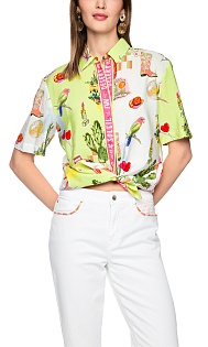 Рубашка с принтом