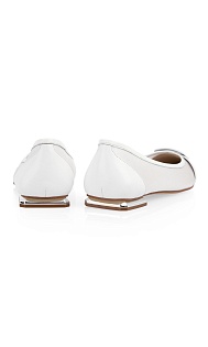 Туфли из кожи с сетчатой вставкой