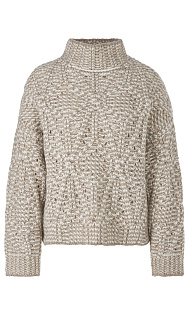 Пуловер с шерстью альпака Marc Cain, VC41.52M46/110-F, тема Sparkling Mushrooms, сезон Осень-Зима 2023
