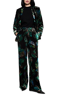 Брюки с принтом