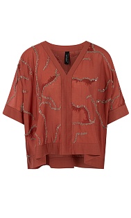 Блуза с бисером