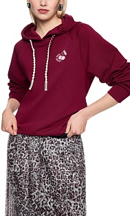 Толстовка со стразами