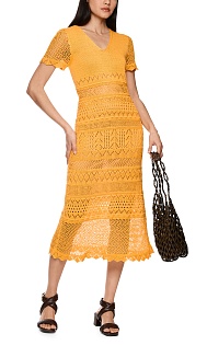 Ажурное платье из хлопка