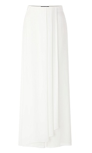 Широкие брюки с драпировкой